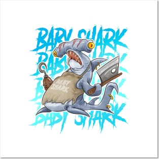 baby shark Posters and Art